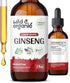 Ginseng Tincture - Korean Red Panax Ginseng Extract Liquid - Immune Support Drops w/Korean Red Ginseng - Alcohol-Free Red Ginseng Liquid for Immun...