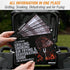 INFRAOVENS Cooking Guide Accessory for Ninja Woodfire Outdoor Grill & Smoker, Waterproof Cheat Sheet for Wood Fire OG701 OG751 7-in-1, Electric Ma...
