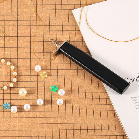 NQEUEPN Bead Knotting Tool for Jewelry Making, Convenient Knotter Tool Bead Cord Knotting Tool Beading Tool for DIY Jewelry Beaded Bracelet Ankle ...