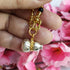 Heavens Tvcz Gourd Calabash Pendant White and Gold Lucky Jewelry Ornament Good Power for Women Charms and Necklace Beads Good Fortune Wealth Healt...
