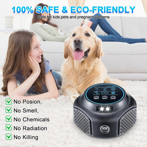 Ultrasonic Rodent Repellent Plug in - 360° Indoor Ultrasonic Mouse Repellent for Rat, Spider, Mosquito, Roach, Bat, Squirrel, Rat Repeller...