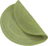SHACOS Round Placemats Set of 4 Round Table Placemats Braided Cotton Place Mats 15 inch for Kitchen Dining Table Holiday Party (Pea Green, 4)...
