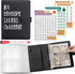 100 Envelopes Money Saving Challenge - $5050 Saving Challenge Kit, 100 Day Envelope Savings Challenge Book with Envelopes, Money Saving Book (Blac...