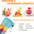 Portable Blender, USB Rechargeable, 6 Stainless Steel Blades, Mini Blender for Kitchen, Travel and Sport...
