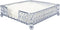 Home Basics Chrome Plated Steel Infinity Collection Flat Napkin Holder Organizing Stand, Elegant Design, Silver Chrome...