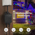 BN-LINK 7 Day Outdoor Heavy Duty Digital 24 Hour Programmable Timer, Dual Outlet, Weatherproof, Heavy Duty, Accurate for Lamps Ponds Christmas Lig...