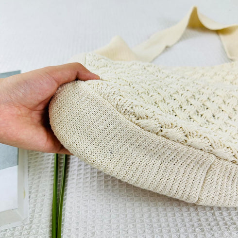 Women's Shoulder Handbags Cute tote bags Aesthetic Crocheted bags Large knit bag Shopping bag for Travel...