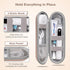 Hard Shell Durable EVA Electric Toothbrush Case - Waterproof PU Surface Layer with Shockproof EVA Material and Moisture Resistant Tin Foil Inner L...