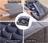 AARAINBOW 2 Packs Underwear Socks Ties Storage Organizer with Lids Foldable Closet Drawer Organizer 60 Cells, Fabric Wardrobe Divider Storage Boxe...