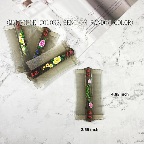 4 Pcs Hair comb Double Sided Fine Tooth Dandruff Comb, Hair Combs for Women Men...