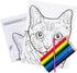 Dimensions Cat, PencilWorks Color by Numbers Kit for Adults and Kids, 9'' x 12'...