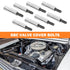 Valve Cover Bolts Kit Compatible with Chevy 350 283 305 327 383 SBC Valve Covers Bolt Studs Small Block Chrome Steel Valve Covers with Black Oxide...