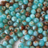 200PCS Acrylic Crystal Beads for Jewelry Making Round Loose Beads Charms Marble Patterns for Bracelets Earring Necklace Rings Adults Beading DIY A...
