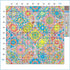 ARAZADR Counted Cross Stitch Kits Preprinted Mandala Embroidery Needlepoint Kits for Beginners Adults and Kids, 11CT 3 Strands DIY Cross-Stitch Ki...