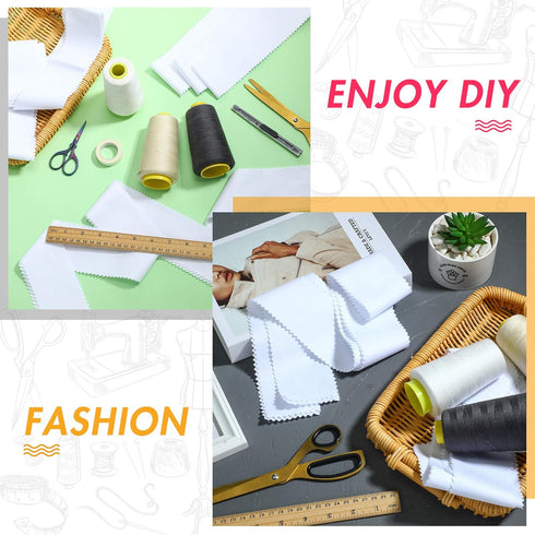 BOAO 40 Pieces Fabric Strips Rolls Collection Jelly Fabric Strips for Quilting Roll up Fabric Craft Patchwork Strips DIY Sewing Fabric Rolls for H...