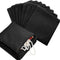 Sanwuta 8 Pcs Zippered Silver Storage Bags Anti Tarnish Bags Silver Pouches Silver Keeper Jewelry Storage Protector Bags (Black, 5.9 x 5.9 Inch)...