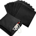 Sanwuta 8 Pcs Zippered Silver Storage Bags Anti Tarnish Bags Silver Pouches Silver Keeper Jewelry Storage Protector Bags (Black, 5.9 x 5.9 Inch)...