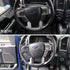 Steering Wheel Moulding Carbon Fiber Cover Trims Kit for 2015 2016 2017 2018 2019 Ford F150 & 2017 2018 2019 F250 F350 Super Duty Accessories (Car...