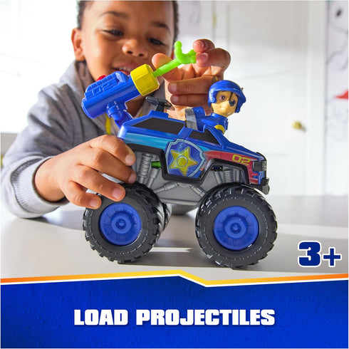 Paw Patrol: Rescue Wheels Chase’s Cruiser, Toy Truck with Projectile Launcher and Collectible Action Figure, Kids Toys for Boys & Girls Ages 3 and...