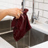 Now Designs Ripple Kitchen Dishcloth, Set of 4, Carmine Red...