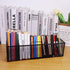Black Mesh Pen Pencil Holder, Small Metal Desk Organizer Desktop Stationery Office Supplies Acessories Storage Stand, 5 Compartments Brushes Holde...
