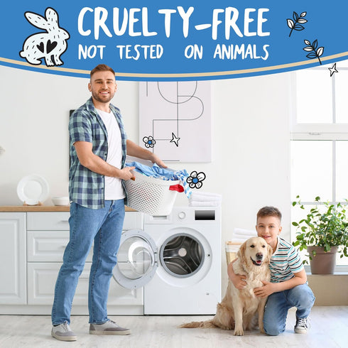 Eco-Friendly Laundry Detergent Sheets - Efficient, Clean, and Freshed, Washer-Friendly Soap Sheet - No Mess & Space-Saving Laundry Strips & Travel...