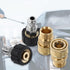 Tool Daily Pressure Washer Adapter Set, Quick Connect Kit, Metric M22 15mm Female to M22 Male Fitting, 5000 PSI, 4 Pcs...