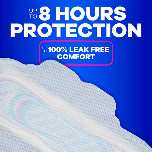 Always Ultra Thin Pads with Wings, Size 2, Long Super, 42 Count...