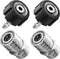 RIDGE WASHER Pressure Washer Adapter Set, Stainless Steel, Gun to Wand, M22 to 1/4'' Quick Connect, 4 Pcs...