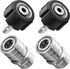 RIDGE WASHER Pressure Washer Adapter Set, Stainless Steel, Gun to Wand, M22 to 1/4'' Quick Connect, 4 Pcs...