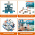 100 Piece Puzzles for Kids Sunrise Impression 100 Piece Puzzle Famous Oil Painting 100 Piece Puzzles for Adults Classic Art 100 Piece Puzzles by M...