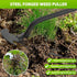 2PCS Garden Weed Pulling Tool Uprooting Weeding Tool 4 Teeth Weed Puller Tool Manganese Steel Garden Weeder Tool for Vegetable Gardening Planting,...