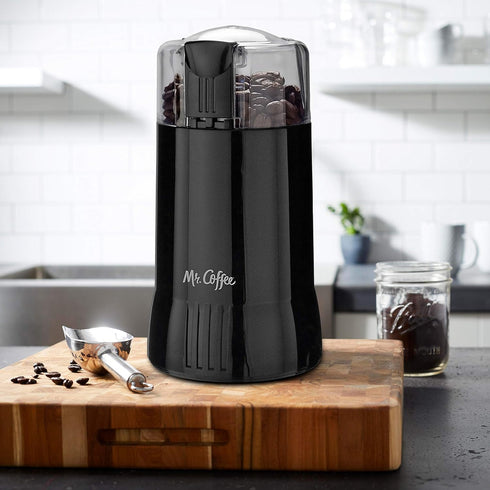 Mr. Coffee Electric Coffee Bean Grinder, Black...