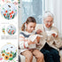 Yinder Embroidery Starter Kit for Beginners 5 Set Cross Stitch Kits for Adults with Floral and Bee Pattern Include 2 Embroidery Hoops, 5 Embroider...