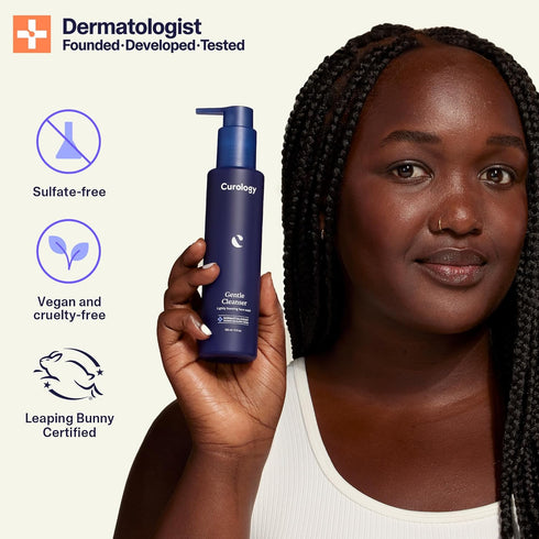 Curology Gentle Cleanser Face Wash, Lightly Foaming Hydrating Gel, For Sensitive, Dry or Oily Skin Types, Fragrance Free Skin Care, 5 fl oz...