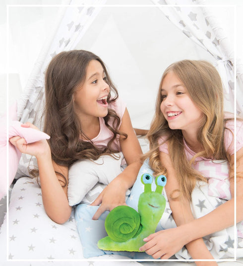 DolliBu Green Snail Plush - Super soft stuffed animal Snail, Cute Realistic Stuffed Animal Snail Toy for Boys and Girls, Adorable Plush Animal Sna...