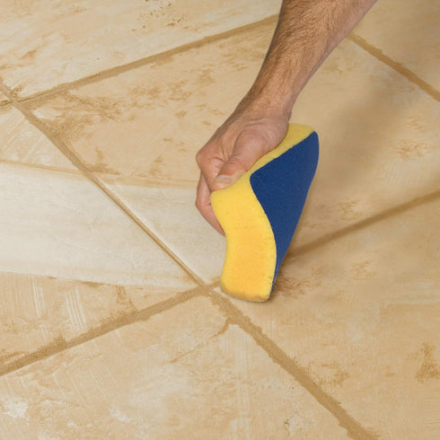QEP Microfiber Polishing Sponge - Dual Surface Sponge and Microfiber Pad...