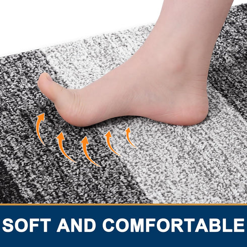 smiry Dog Door Mat for Muddy Paws, Absorbs Moisture and Dirt, Low-Profile Entryway Mat with Non-Slip Backing, Mud Mat for Dogs, Entry Indoor Doorm...