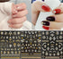 20 Sheets Nail Art Stickers Gold Nail Decals Metallic 3D Self Adhesive Flower Diamond Designs Luxury Nail Stickers Supplies for Women Nail Manicur...