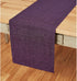 Solino Home Linen Table Runner 36 Inches - 100% Pure Linen Grape Table Runner 14 x 36 Inch Ideal for Dresser and Coffee Tables - Summer, Fall, Hal...