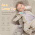 Baby Loveys Bunny Cozy Plush Sensor Security Nursery Blanket Soft Snuggle Toy Stuffed Animals Rabbit Lovies Neutral Presents for Newborns Infant B...