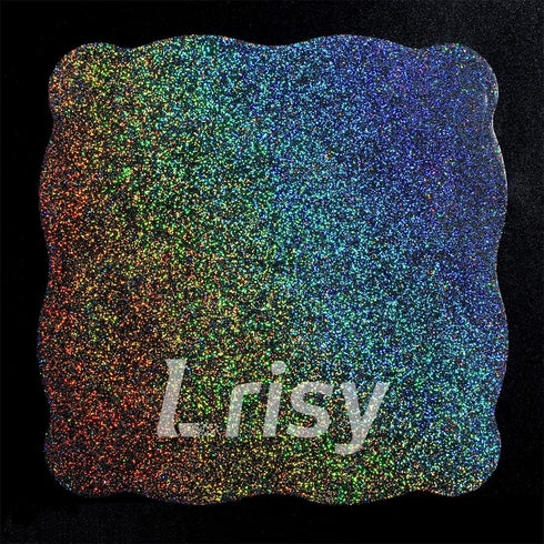 Lrisy Holographic Extra Fine Glitter Powder with Shaker Lid, Craft Glitter Sequins for Epoxy Resin, Slime,Tumblers,Nail&Painting Arts 140g/4.5oz (...