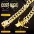 Dog Chain Collar Diamond Link Dog Collar Walking Dog Necklace Metal Cat Chain with Secure Buckle Pet Crystal Collar for Small Medium Large Dogs Ca...