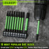 3.5" Long 1/4" Hex Head Allen Wrench Drill Bits, SAE Impact Driver Bit Set 5/64 to 5/16, Magnetic Tips Magnetic Screwdriver Bits Hex Drill Bit Set...