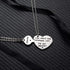 YEEQIN 2PCs Couples Necklaces, Couple Necklace Set, Gifts for Girlfriend Wife, Personalized Couples Jewelry - You Hold The Key to My Heart Forever...
