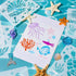 30 Pieces Sea Ocean Creatures Stencils 5 x 5 Inch Ocean Templates for Painting Sea Animal DIY Pattern Templates Mermaid Stencils on Wood for Scrap...