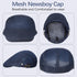 Geyoga 3 Pieces Mesh Newsboy Cap Mesh Breathable Summer Cap Adjustable Newsboy Beret Cap Cabbie Flat Cap...