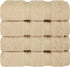American Soft Linen Luxury Washcloths for Bathroom, 600 GSM 100% Cotton 4 Piece Turkish Wash Cloth Set, 13x13 in Soft Rags for Body and Face, Beig...