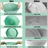 Bread Proofing Basket, 9in Silicone Sourdough Baking Bowl with liner Thick Foldable Reusable Handmade Bread Making Supplies for bakers (Light Gree...