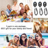Wireless Remote Shutter for Cellphones and Tablets (3 Pack), AOQIYUE Bluetooth Remote for iPhone/Android Camera Control, Selfie Clicker for Photos...